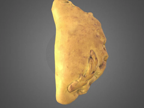 S00010 Rustic Hand-Baked Bread Loaf 3D Model