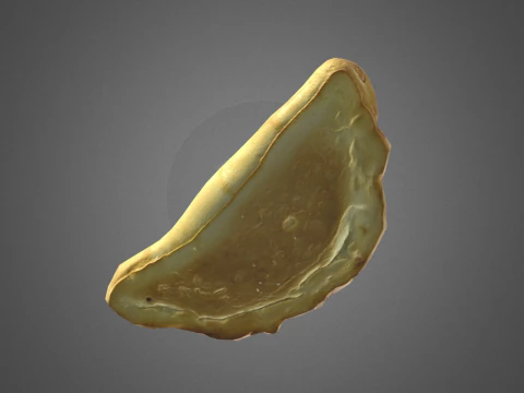 S00010 Rustic Hand-Baked Bread Loaf 3D Model