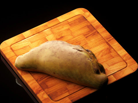 S00010 Rustic Hand-Baked Bread Loaf 3D Model