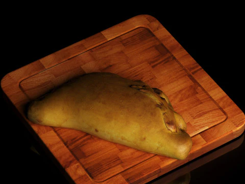 S00010 Rustic Hand-Baked Bread Loaf 3D Model