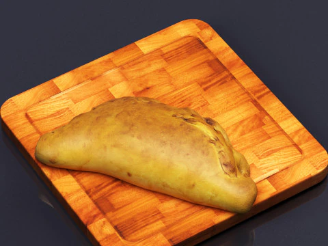 S00010 Rustic Hand-Baked Bread Loaf 3D Model