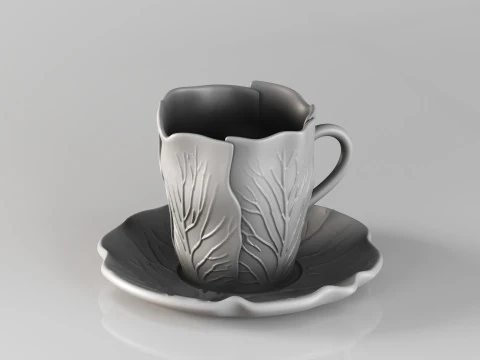 Pires de cer&acirc;mica org&acirc;nica de luxo 001685 Modelo de Impressão 3D