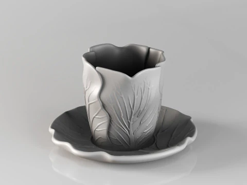 Pires de cer&acirc;mica org&acirc;nica de luxo 001685 Modelo de Impressão 3D