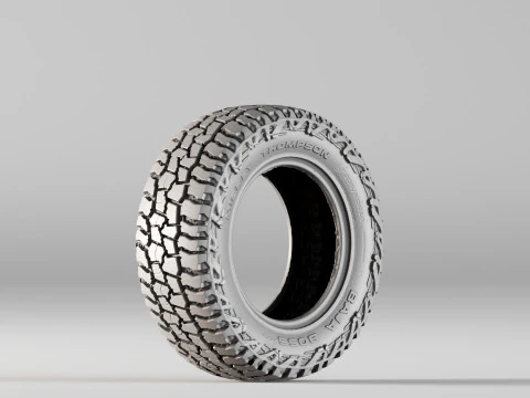 001696 オフロード全地形対応タイヤ生 3D スキャン 3Dプリントモデル
