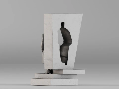 001733 Richard Sorge Monument 3D Print Model