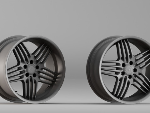 001734 Alpina Wheel 3D Print Model