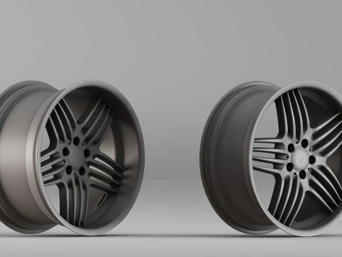 001734 Alpina Wheel 3D Print Model