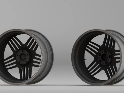 001734 Alpina Wheel 3D Print Model