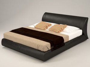 flexuale bed 3D 模型