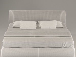 flexuale bed 3D 模型