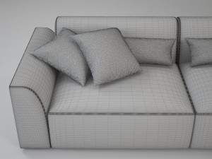 andromeda bed 3D Модель