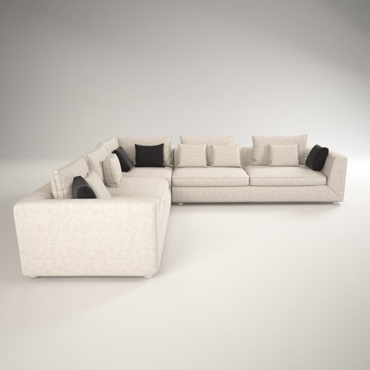 Sofa 3d model. BEAUTIFULSOFA.