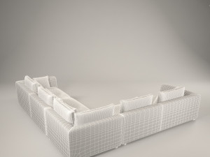 modern sofa 3D मॉडल