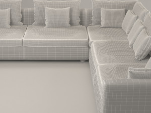 modern sofa 3D मॉडल