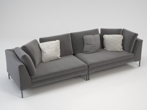 lipende sofa 3D 模型