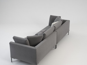 lipende sofa 3D 模型