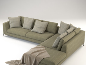 ray sofa corner 3Dモデル