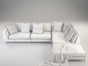 ray sofa corner 3Dモデル
