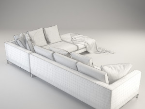 ray sofa corner 3Dモデル