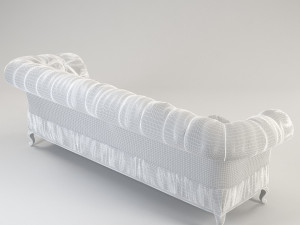 black sofa 3D Model
