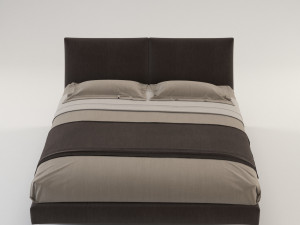 selena bed Modello 3D