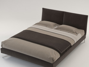 selena bed Modello 3D