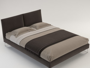 selena bed Modello 3D