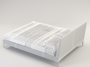 selena bed Modello 3D