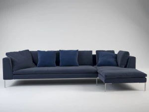 divano ad angolo Charles Modello 3D