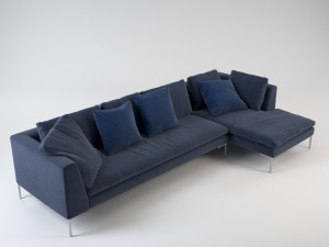 charles corner sofa 3Dモデル
