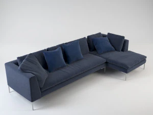 charles corner sofa 3D Model