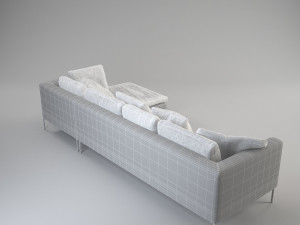charles corner sofa 3Dモデル