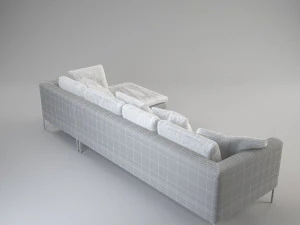 charles corner sofa 3D Model