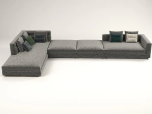 wise corner sofa 3D Model