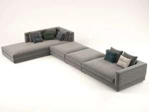 wise corner sofa 3D Model