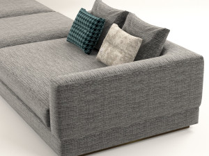 wise corner sofa 3D Model