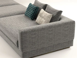 wise corner sofa 3D Model