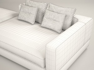 wise corner sofa 3D Model