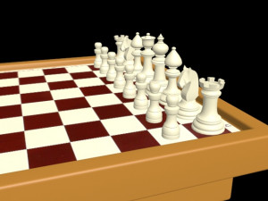 chess table 3D Model