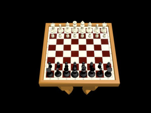 chess table 3D Model