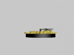steampunk watch Modello 3D