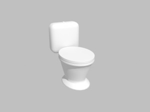 toilet Model 3D