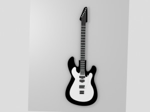electric guitar 3D 모델