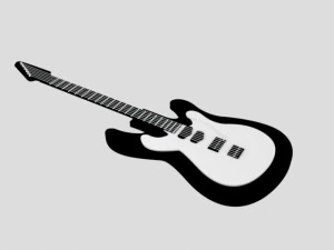electric guitar 3D Model