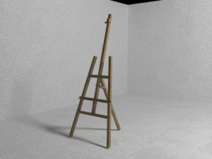easel 3D 모델