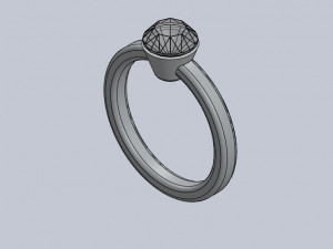diamond rind 3Dプリントモデル
