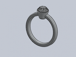 diamond rind 3Dプリントモデル