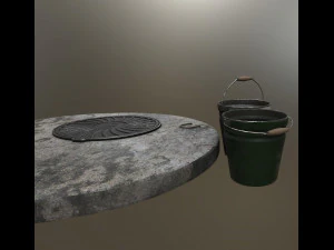 old soviet water pump 3D Model