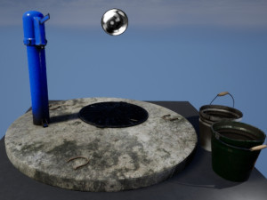 old soviet water pump 3D Model