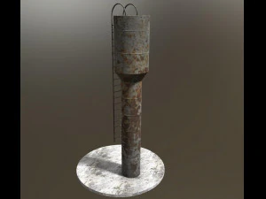 old soviet water tower 3D Model
